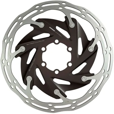 Ротор гальмівний SRAM Centerline X Road 2 Piece 140 мм Black (includes stainless steel bolts) Rounded