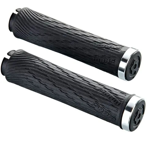 Гріпси SRAM GS, 100 мм BLK CLP, з замками SLV CLP
