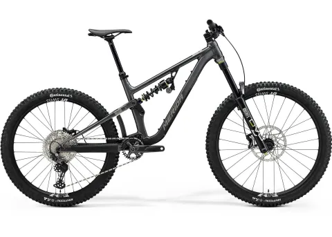 Велосипед 27.5-29" Merida ONE-SIXTY FR 800 (2025) рама - M Silk Dark Silver (Grey/Black)