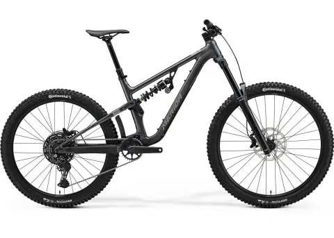 Велосипед 27.5-29" Merida ONE-SIXTY FR 400 (2025) рама - L Silk Dark Silver (Grey/Black)