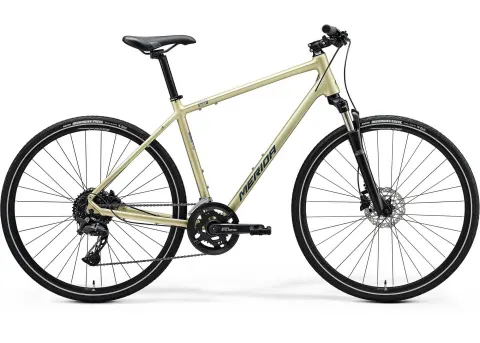 Велосипед 28" Merida CROSSWAY 300 (2025) рама - S Silk Champagne (Blue)