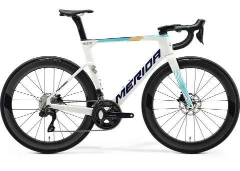 Велосипед 28" Merida REACTO 6000 (2025) рама - XS Pearl (Blue-Team) (Cy25)