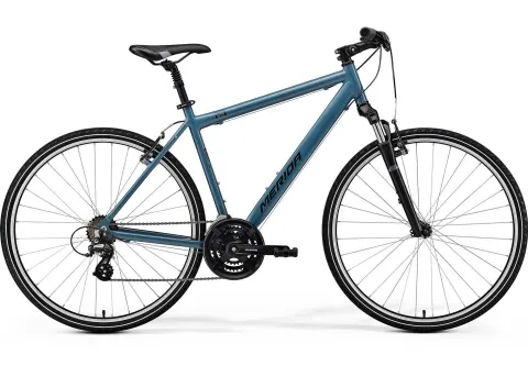 Велосипед 28" Merida CROSSWAY 10-V SE (2025) рама - S-M Silk Dove Blue (Black)