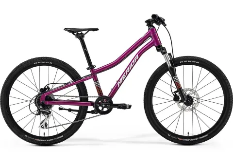 Велосипед 24" Merida MATTS J. 24 (2025) рама -  Silk Purple (Wht/Red/Blk)