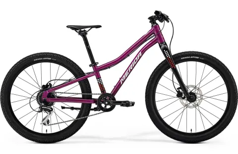 Велосипед 24" Merida MATTS J. 24+ (2025) рама - Silk Purple (Wht/Red/Blk)
