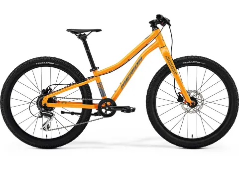 Велосипед 24" Merida MATTS J. 24+ (2025) рама -  Silk Orange (Steel Blue/Gry)