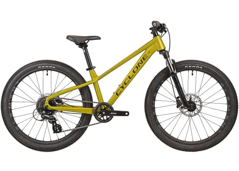 Велосипед 24" Cyclone DREAM рама - 12 (2025) Зеленый