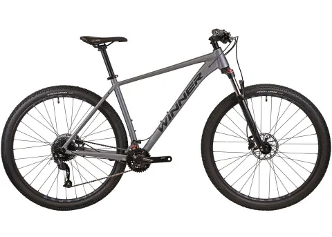 Велосипед 29" Winner SOLID-DX рама - L (2025) Серый (мат)