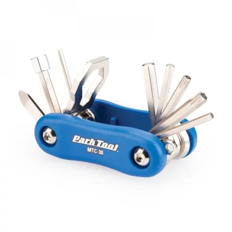 Мультитул Park Tool MTC-30, 2,5/3/4/5/6/8mm, T25/T30, отвертка, накидной ключ 8 и 15мм.