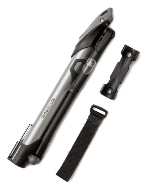 Мінінасос Green Cycle GPM-271, алюмінієвий зі шлангом і манометром, presta+schreder, 140psi