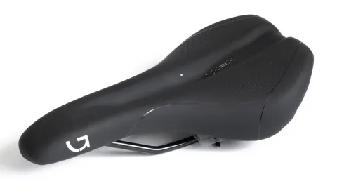 Седло Green Cycle Active Air 150, стальные рейлы, черное