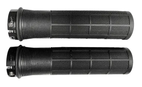 Грипси Green Cycle GGR-415 130mm чорні з одним чорним замком
