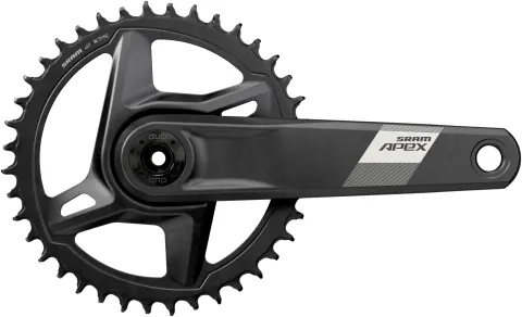 Комплект шатунов Sram APEX 1 DUB WIDE, 170мм 40T, черные (OEM)