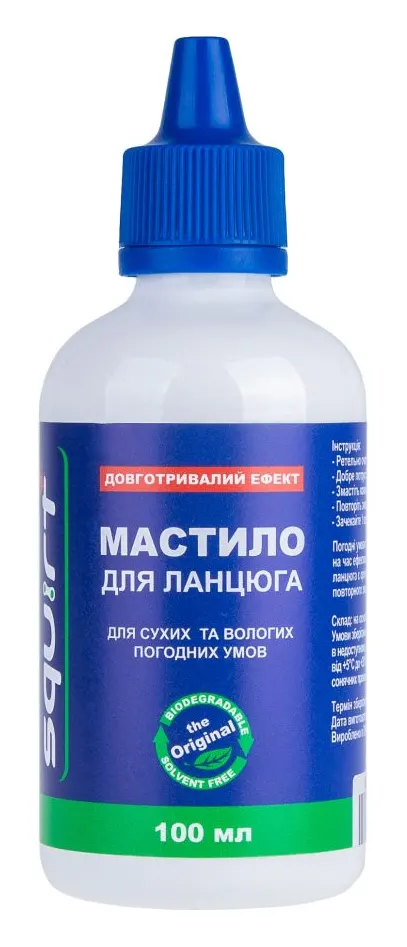 Мастило парафінове Squirt Long Lasting Chain Lube 100 мл / універсальне