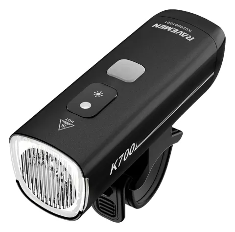 Велосипедна фара Ravemen K700 (700 lm, 2200 mAh) з датчиком освітленості
