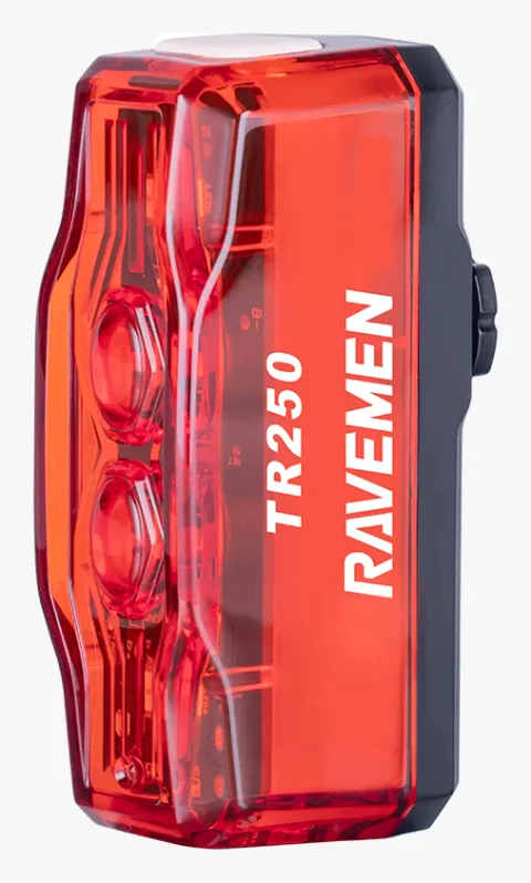 Заднє світло Ravemen TR250 (250 lm, 800 mAh) з датчиком руху