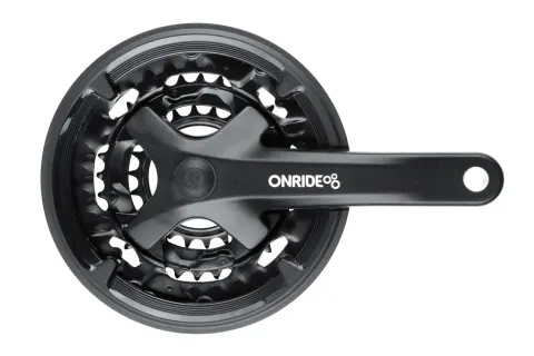 Комплект шатунов ONRIDE Trio 920P, под квадрат, 170 мм, 22-32-44Т, на 9 шв., черный