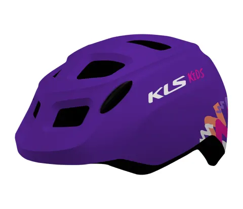 Шлем детский KLS Zigzag 022 S (49-53cм) фиолетовый