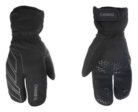 Зимові рукавички ONRIDE Crab чорні S
