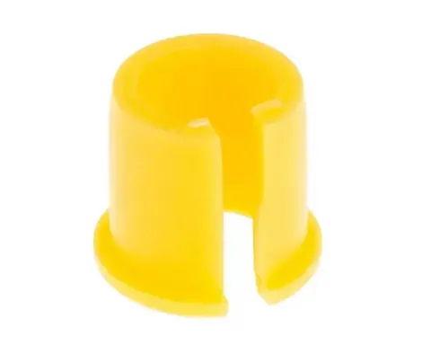 Адаптер-перехідник ONRIDE для монтажу FV ніпеля в обід під AV, пластик, жовтий (уп. 10 шт)