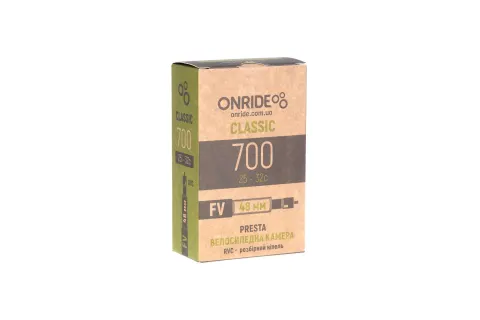 Камера ONRIDE Classic 700x25-32c FV 48 RVC - разборный ниппель