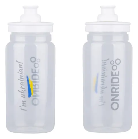 Фляга ONRIDE Elite Fly UA 550 мл прозора