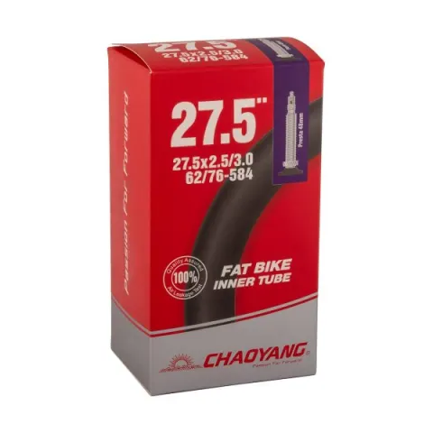 Камера Longus/Chaoyang 27,5x2,50/3,0 FV (Presta) 48 мм 62/67-584, бутил