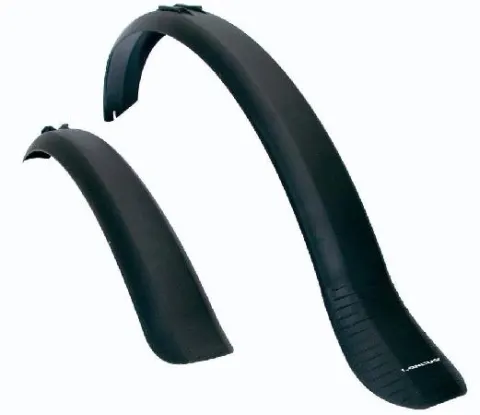 Крылья Longus переднее+заднее, пластик 55 мм, для 26"/28" колес (комплект)
