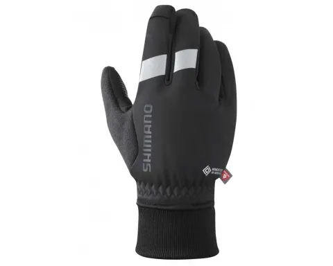 Перчатки Shimano Windstopper Primaloft черные разм. XXL