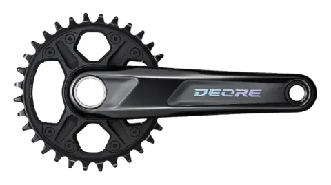 Шатуны Shimano FC-M6100-1 DEORE, встроенная ось, 170мм 32T 12-шв. CL-52мм без каретки