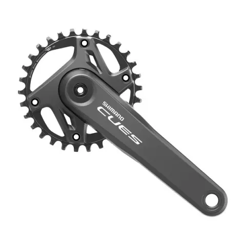 Шатуны Shimano FC-U6000-1, CUES, встроенная ось, 175мм, 30с, 9-11-шв.