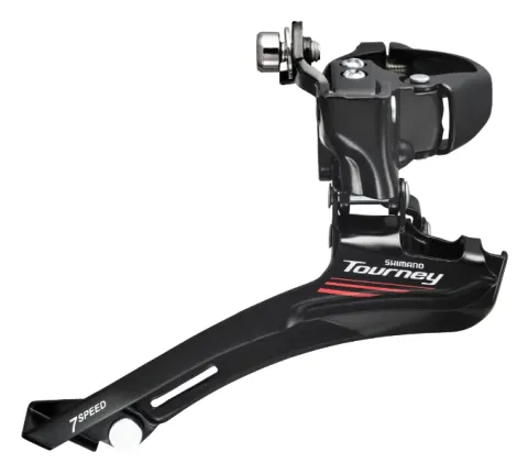 Перемикач передній Shimano FD-A070 2X8/7, DOWN-SWING, 34,9/31,8/28,6мм адапт, нижня тяга, для 50/34