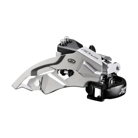 Перемикач передній Shimano FD-M370 ALTUS 3X9, TOP-SWING 34.9мм (31.8/28.6 адапт) універс.тяга, для 44/48зуб
