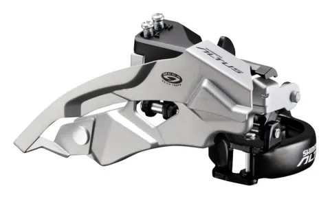 Перемикач передній Shimano FD-M370 ALTUS 3X9, TOP-SWING 34.9мм (31.8/28.6 адапт) універс.тяга, для 44/48зуб