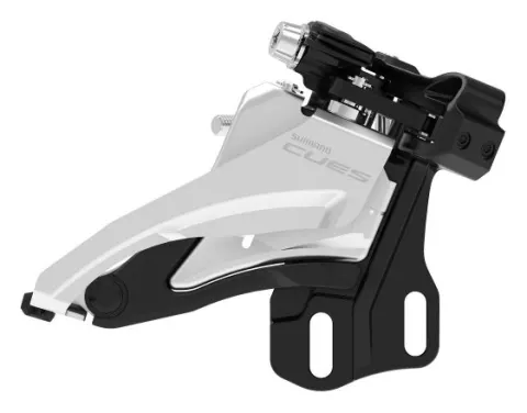 Перемикач передній Shimano FD-U4000-E, CUES, 2X9-10, SIDE SWING, FRONT-PULL, E-TYPE, макс. 36/40зуб.