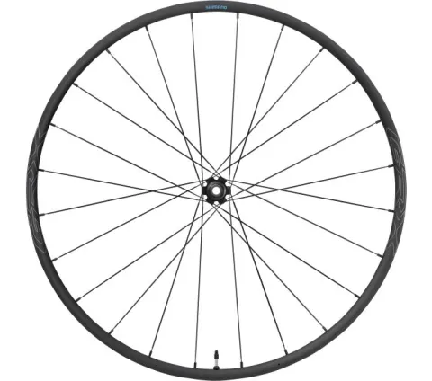Колесо переднее 700C Shimano WH-RX570-TL, 24 спицы, ось 12мм, 100мм, бескамерное, CenterLock