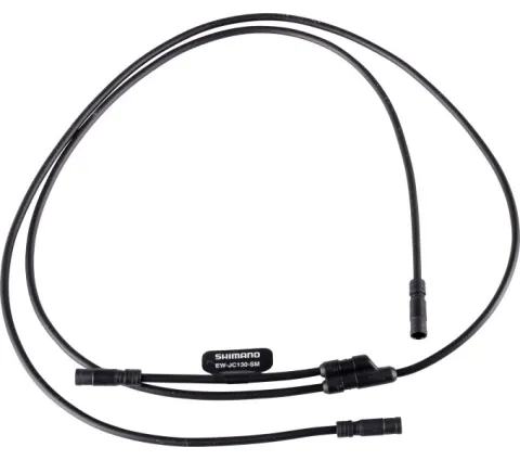 Y-конектор SHIMANO EW-JC130-SM E-TUBE на 3 роз'єми, з кабелями 350/50/450 мм