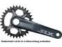 Шатуны Shimano FC-M7120-1 SLX Boost, Hollowtech II 165мм, 36Х26, CL-51,8мм без каретки
