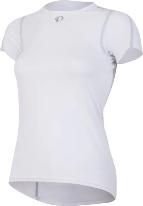 Термобілизна жіноча PEARL IZUMI TRANSFER BASE, короткий рукав, біла (L)