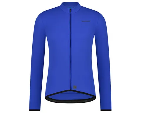 Велоджерси Shimano Apice long sleeves утепленное, голубое, разм. XL