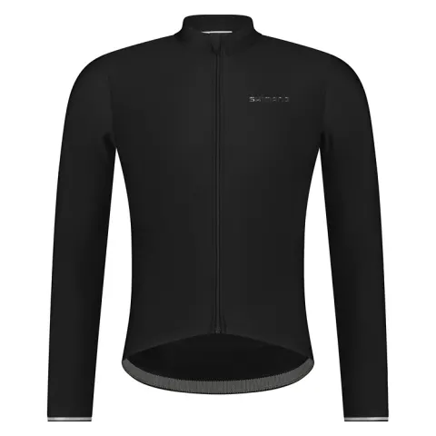 Велоджерсі Shimano Stile long sleeves утеплене, чорне, розм. S