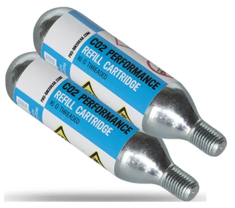 Картриджі CO2 PRO, 2*16 грамів, з різьбою
