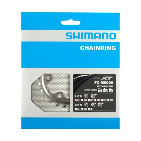 Звезда шатунов Shimano FC-M8000 DEORE XT 24 зуб. -BB для 34-24T