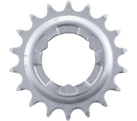 Зірка для втулки Shimano Nexus 18 зуб.срібний