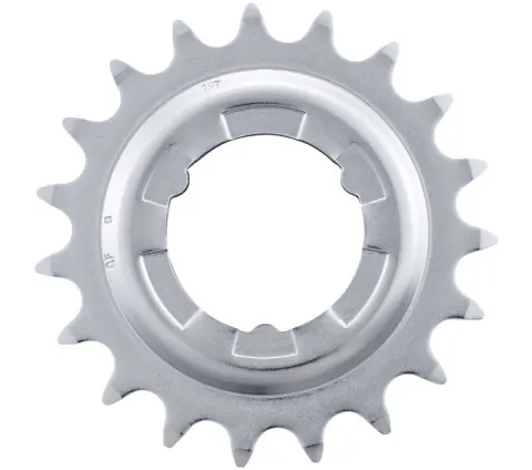 Зірка для втулки Shimano Nexus 19 зуб.срібний