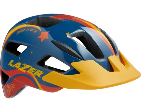 Шолом LAZER Lil Gekko дитячий, синій з зірками