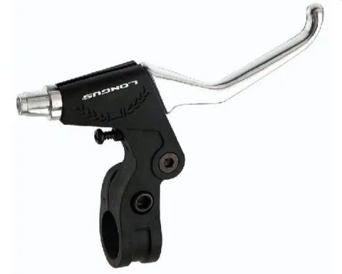 Гальмівні ручки Longus (пара) для V-Brake, Al/пластик, 3 палця
