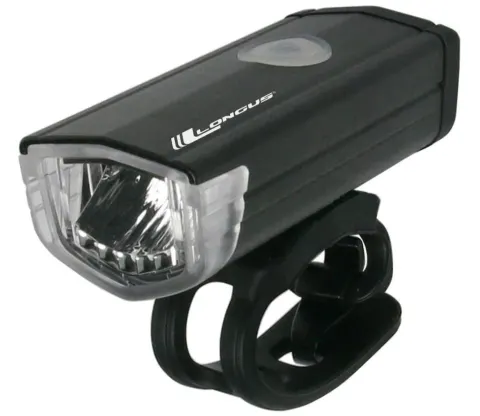 Світло переднє Longus 3W LED 3 ф-ції USB, 200lm
