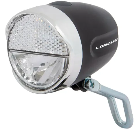 Світло переднє Longus FRONT 1W LED 2 ф-ції, чорний