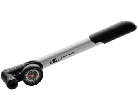 Насос Longus CLEMAN ALU-T, с манометром, 120PSI, универсальный вентиль